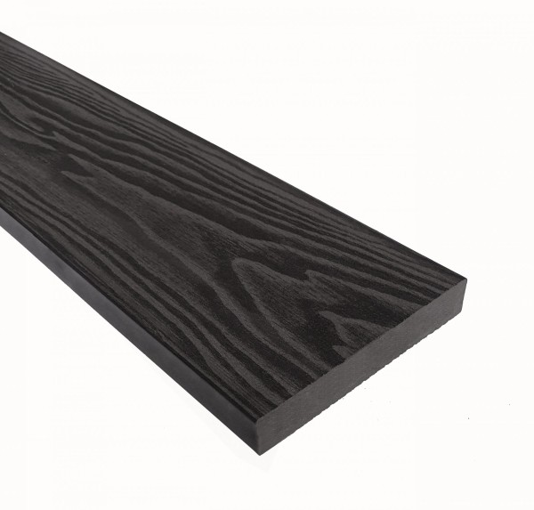 Террасная доска из ДПК Terrapol Смарт 3D Полнотелая без паза Черное дерево купить в Угличе