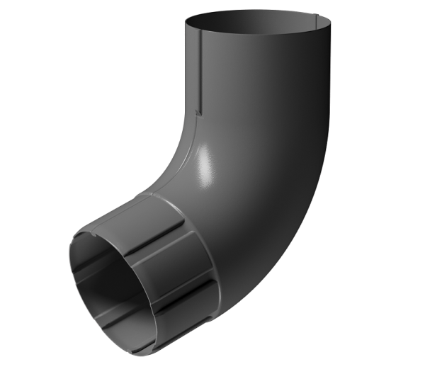 Колено 72° D90 Döcke STAL PREMIUM Графит, (RAL 7024) купить в Угличе