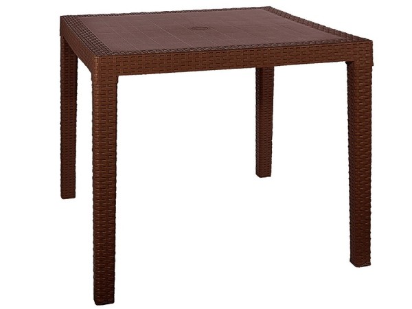 Стол квадратный FIJI Quatro Table Коричневый купить в Угличе