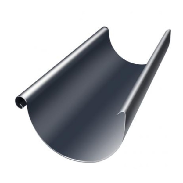 Водосток Grand Line 125x90 – Желоб 3м RAL 7024 купить в Угличе