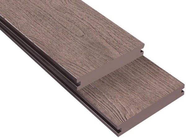 Террасная доска ДПК Outdoor 3D полнотелая NEVADA/CALIFORNIA BROWN коричневая микс купить в Угличе