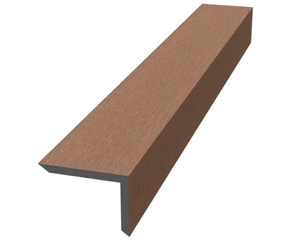 Уголок ДПК для террасной доски NauticPrime, 60x40x2900мм Кедр купить в Угличе