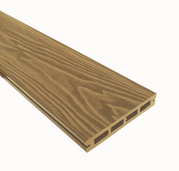 Террасная доска из ДПК Terrapol Смарт 3D Пустотелая с пазом Дуб Севилья купить в Угличе