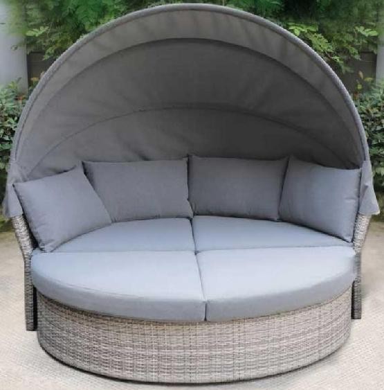 Диван-Трансформер AFINA плетеный из иск. ротанга AFM-325G Grey купить в Угличе