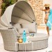 Диван-Трансформер AFINA плетеный из иск. ротанга AFM-325 Beige купить в Угличе