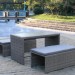 Диван-Трансформер AFINA плетеный из иск. ротанга S330G-W78 Grey купить в Угличе