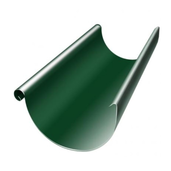 Водосток Grand Line 125x90 – Желоб 3м RAL 6005 купить в Угличе