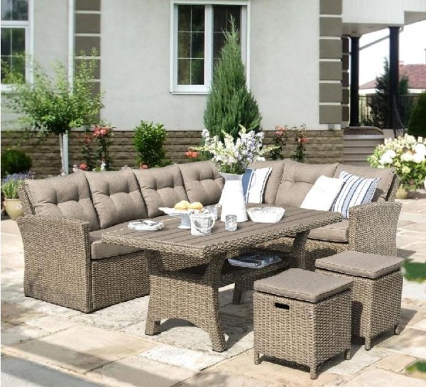 Комплект мебели AFINA плетеной из иск. ротанга AFM-307B Beige купить в Угличе