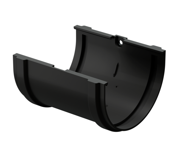 Соединитель желоба Docke Premium ПВХ - Карбон купить в Угличе