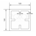 Столб SEQUOIA Evolution 3D WOOD BROWN купить в Угличе