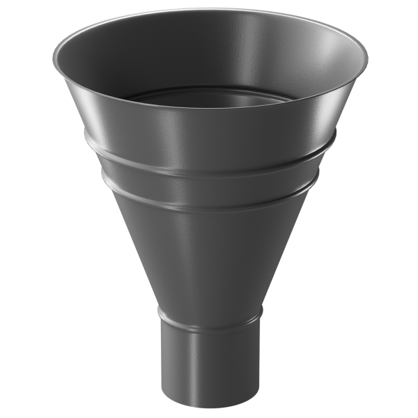 Воронка водосборная Döcke STAL PREMIUM, Графит купить в Угличе