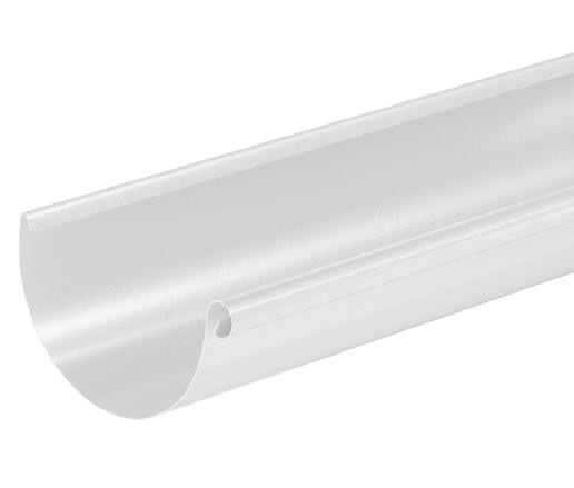 Водосток Aquasistem, система 125x90 - Водосточный желоб 3.00м RAL 9003 Белый купить в Угличе