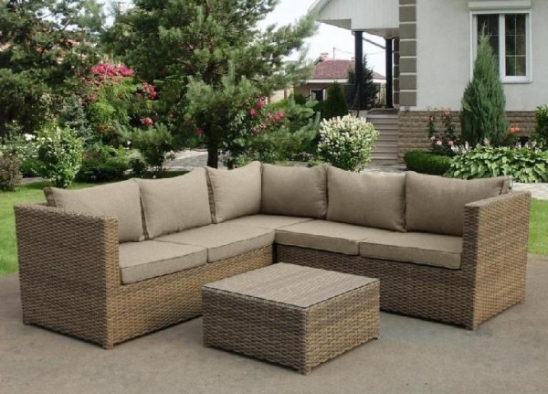 Комплект мебели AFINA плетеной из иск. ротанга YR825B Beige купить в Угличе