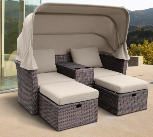 Комплект мебели AFINA плетеной из иск. ротанга AFM-330B Brown купить в Угличе