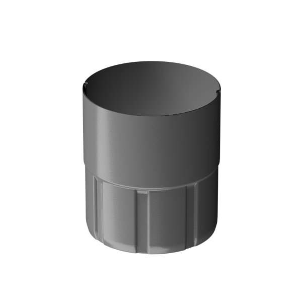 Муфта соединительная для водостока Döcke STAL PREMIUM, Графит купить в Угличе