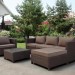 Комплект мебели AFINA плетеной из иск. ротанга YR821A Brown/Beige купить в Угличе