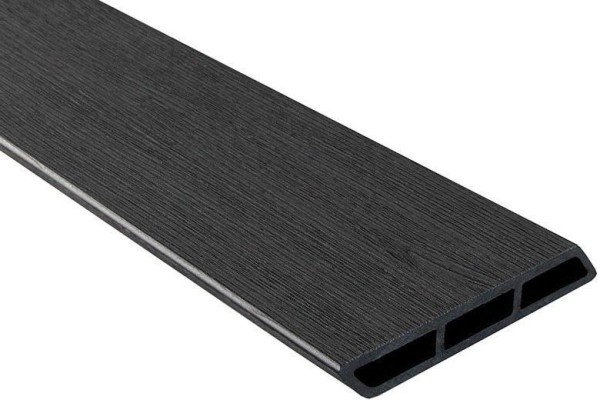 Доска Ромбус 3D ДПК Outdoor STORM BLACK черная купить в Угличе
