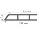 Доска Ромбус 3D ДПК Outdoor STORM GREY серая микс купить в Угличе