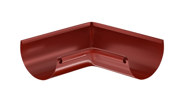 Водосток Aquasistem, система 125x90 - Угол желоба, внутренний 90° RR 29 Бургундский купить в Угличе