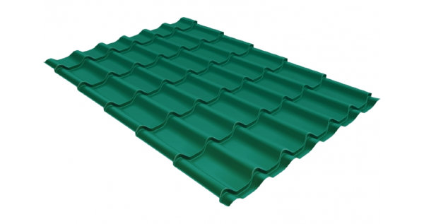 Металлочерепица классик 0,5 Satin RAL 5021 купить в Угличе