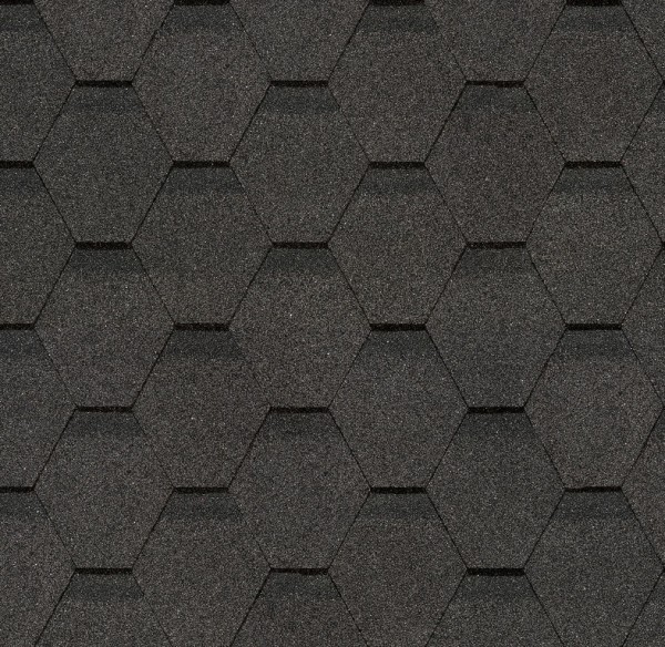 Гибкая черепица Docke, коллекция Шестигранник Серый купить в Угличе