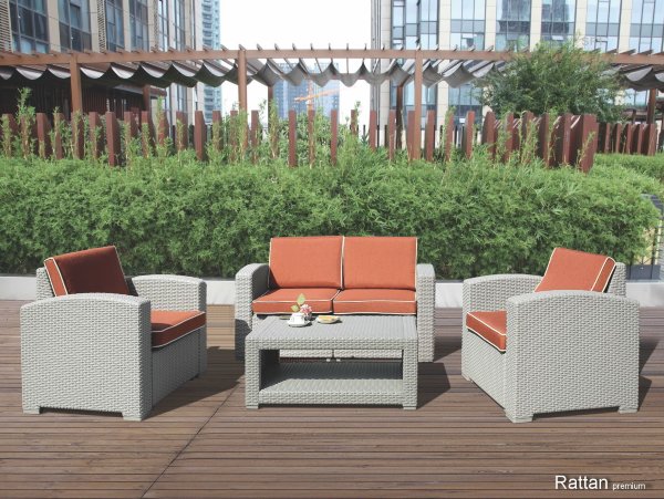 Уличные диваны и кресла коллекции Rattan Premium 4 купить в Угличе