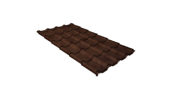 Металлочерепица камея 0,45 Safari Twincolor Brown купить в Угличе