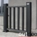 Ограждение из ДПК Outdoor Классик 3D STORM чёрный купить в Угличе