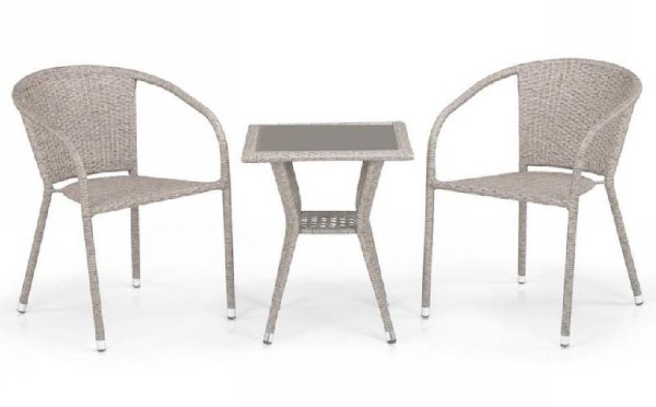 Комплект плетеной мебели AFINA из иск. ротанга T25C/Y137C-W85 Latte 2Pcs купить в Угличе