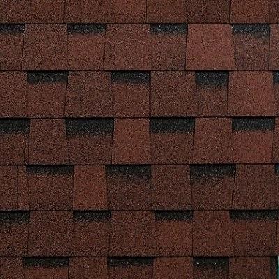 Двухслойная ламинированная черепица Shinglas, серия Фазенда – Красный купить в Угличе