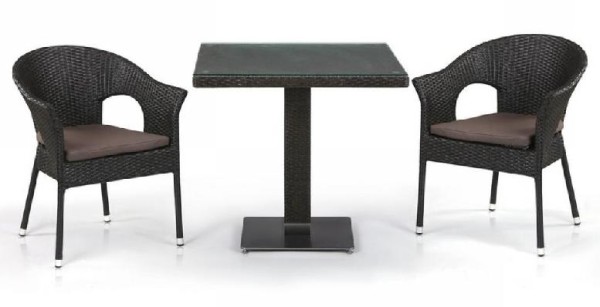 Комплект плетеной мебели AFINA из иск. ротанга T605SWT/Y79A-W53 Brown 2Pcs купить в Угличе