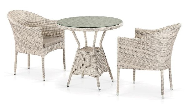Комплект плетеной мебели AFINA из иск. ротанга T705ANT/Y350-W85 Latte 2Pcs купить в Угличе