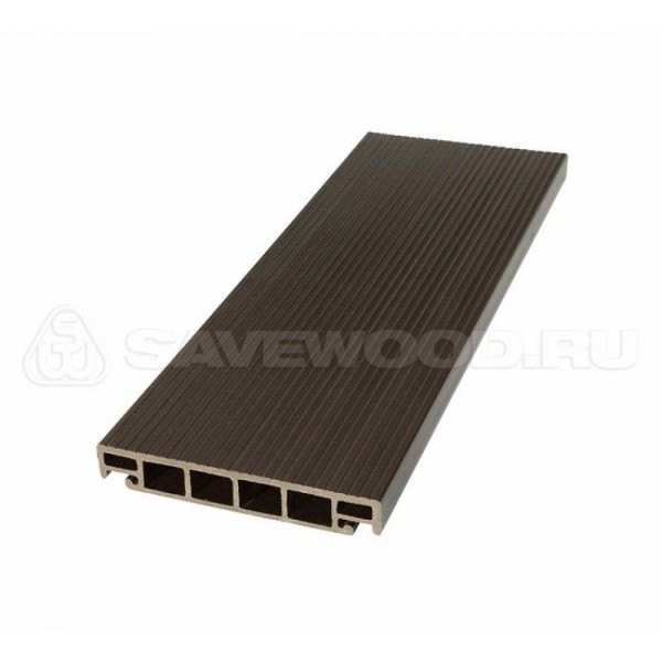 Террасная доска из ДПК SW-Salix «SaveWood» темно-коричневый купить в Угличе