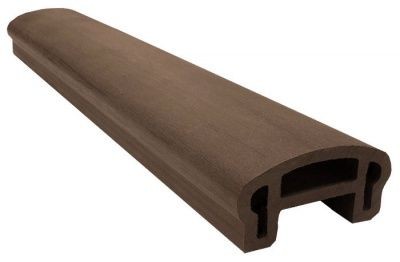 Перила вехнее фигурное Woodvex Select Темно - Коричневый купить в Угличе