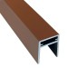 П-профиль Алюминиевый EasyDecking 35x25 Коричневый купить в Угличе