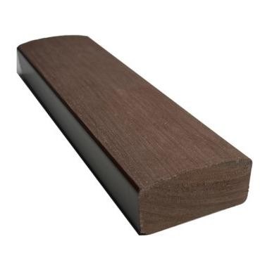 Лавочный брус Ecodecking Некст полнотелый брашированный 70х35 шоколад купить в Угличе