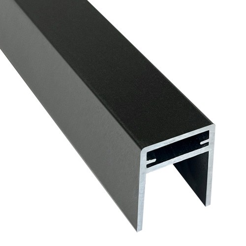 П-профиль Алюминиевый EasyDecking 35x25 Черное дерево купить в Угличе