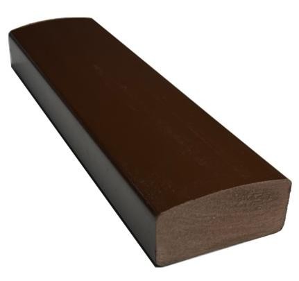 Лавочный брус Ecodecking Некст полнотелый глянцевый 70х35 шоколад купить в Угличе