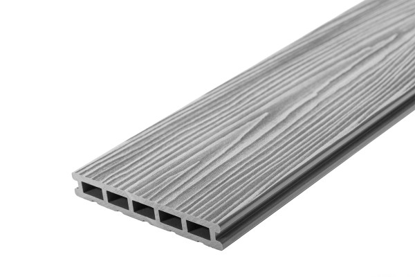 Террасная доска из ДПК RusDecking Unodeck Mogano - Серый купить в Угличе