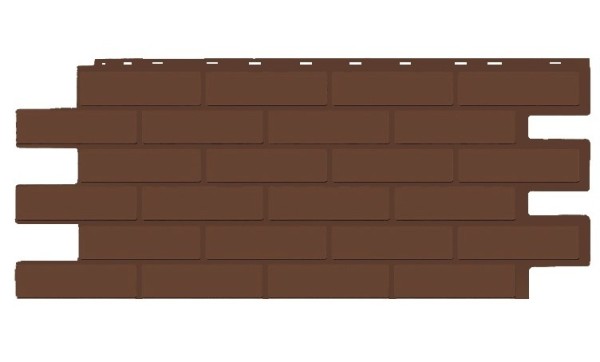 Фасадная панель T-Siding Кирпич Модерн Эко Браун купить в Угличе