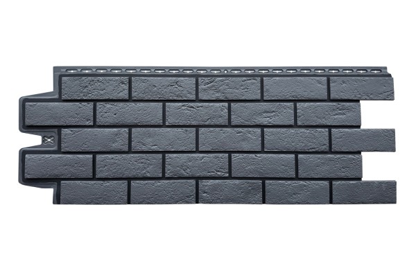 ФП Grand Line состаренный кирпич премиум Графит (шов RAL 9005) купить в Угличе