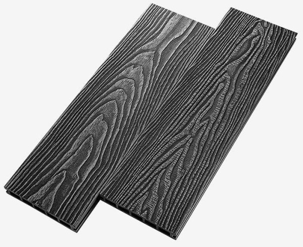 Террасная доска из ДПК RusDecking Unodeck Vintage - Графит купить в Угличе