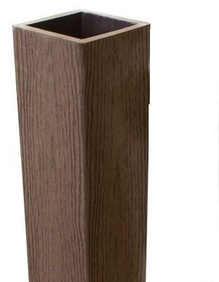 Столб опорный Woodvex Co-Extrusion Темно - Коричневый купить в Угличе