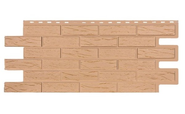 Фасадная панель T-Siding Кирпич Саман Эко Крем купить в Угличе